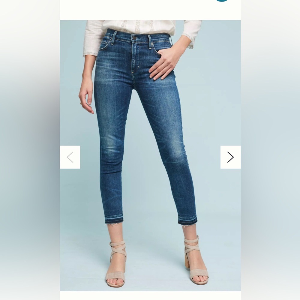 Citizens of Humanity Rocket Crop High Rise Skinny Jeans